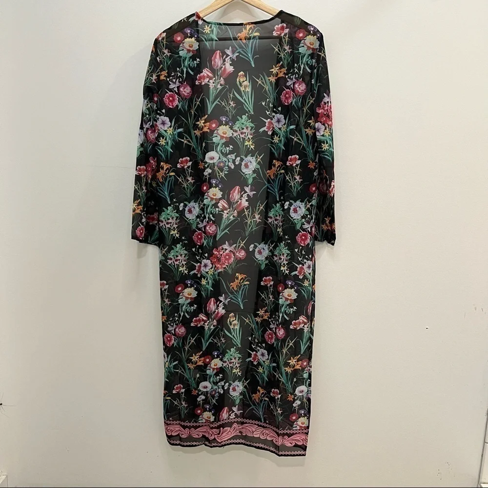 𝅺FLORAL Duster Cover Up